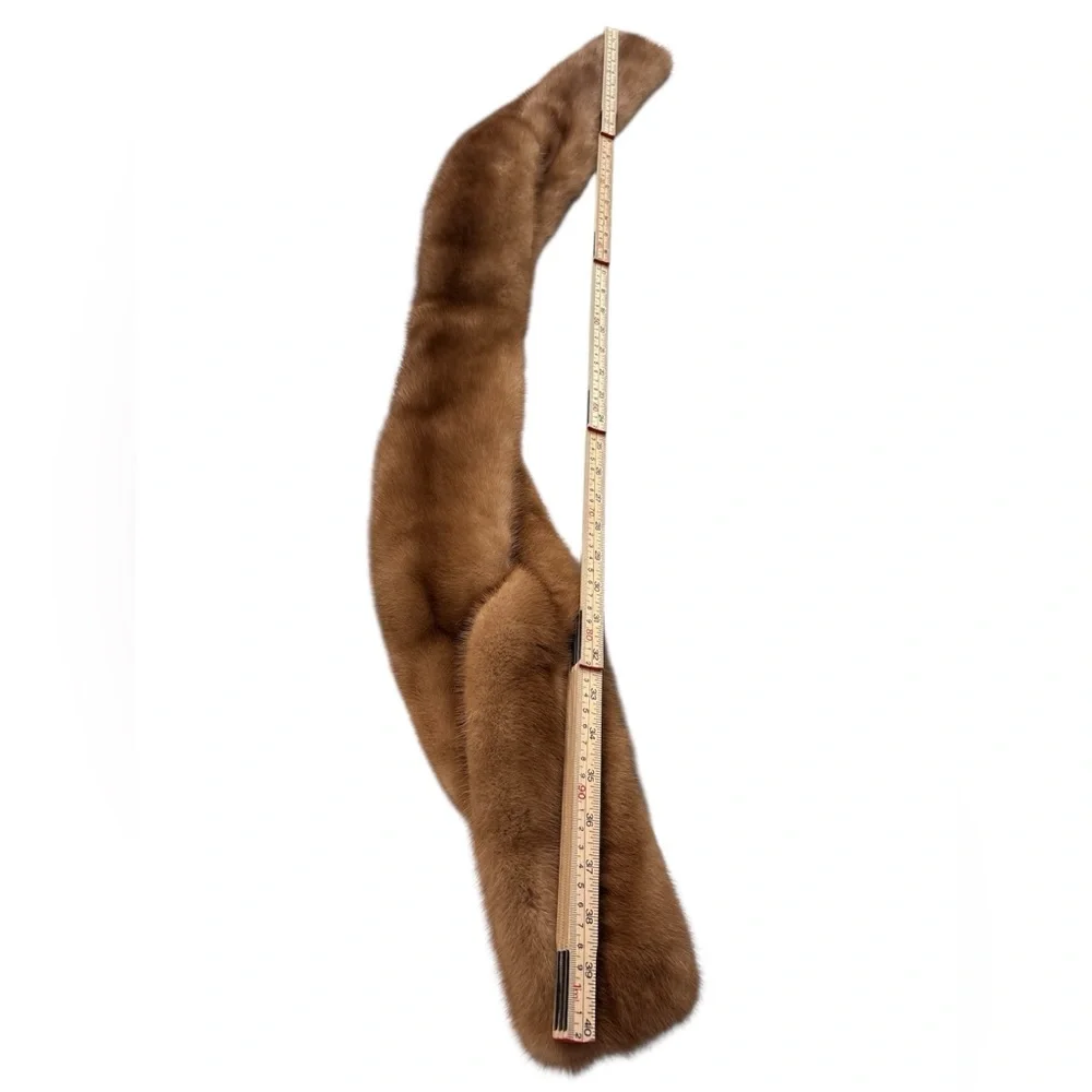 RESERVED - Vintage Luxurious 3 Pelt Mink Real Fur Stole